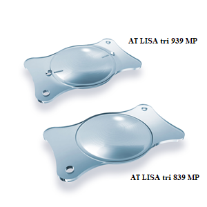 Lente intraocular: Carl Zeiss AT LISA tri 839 MP/ 939 MP
